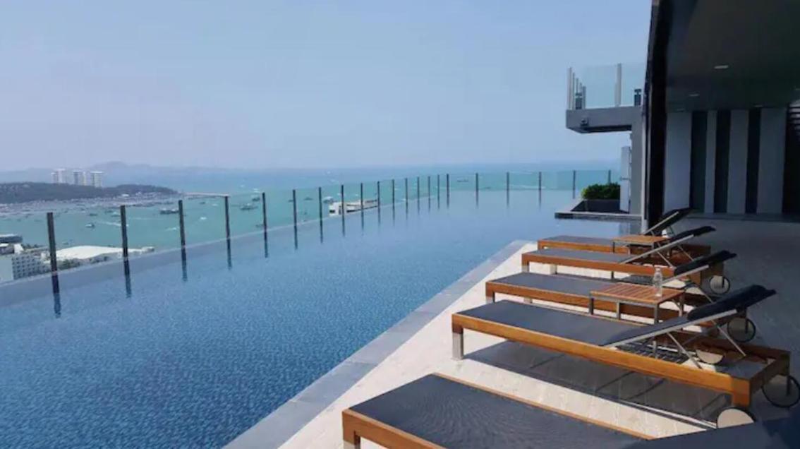 The Base Central Pattaya Quiet Room With Infinity Pool & Free Netflix エクステリア 写真